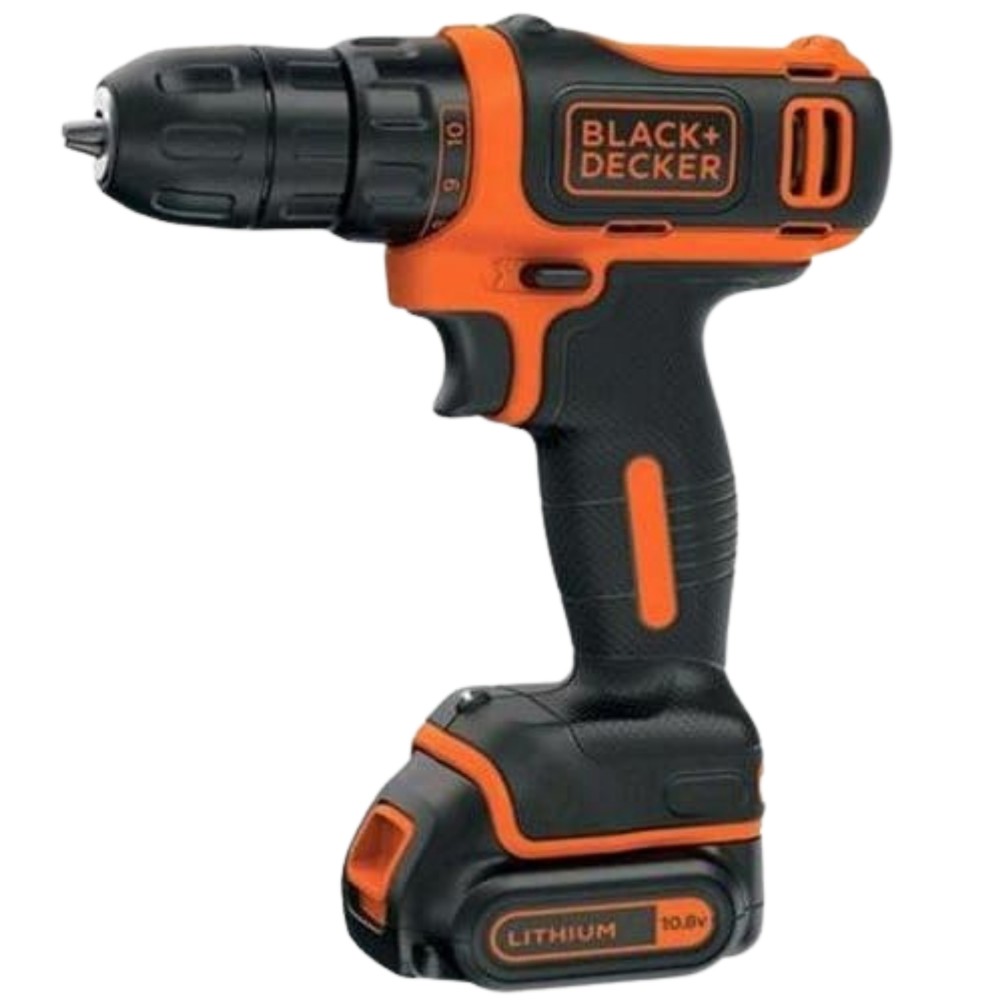 Black+Decker BDCDD12K 10.8 V 1.5 Ah Tek Akülü Darbesiz Matkap