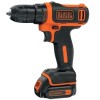 Black+Decker BDCDD12K 10.8 V 1.5 Ah Tek Akülü Darbesiz Matkap