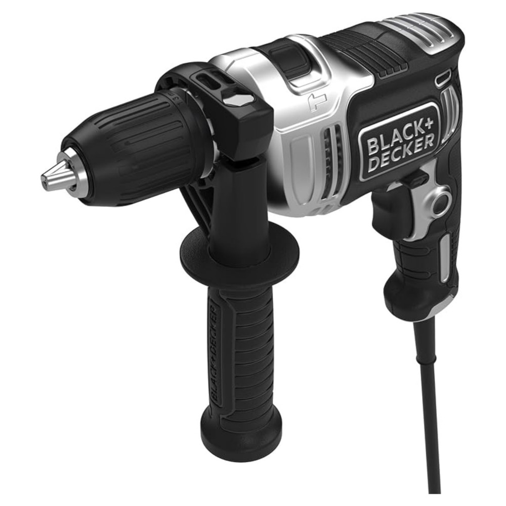 Black + Decker Silver Series BEH71A40SK-QS 710 W Kablolu Darbeli Matkap Black + Decker Silver Series BEH71A40SK-QS 710 W Kablolu Darbeli Matkap