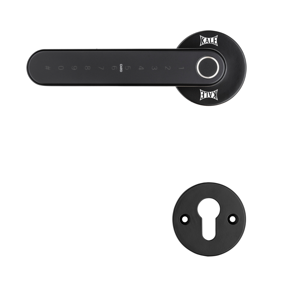 Kale KD050/50-130 Elektronik Akıllı Kapı Kilidi – Parmak İzli, Kartlı, Şifreli