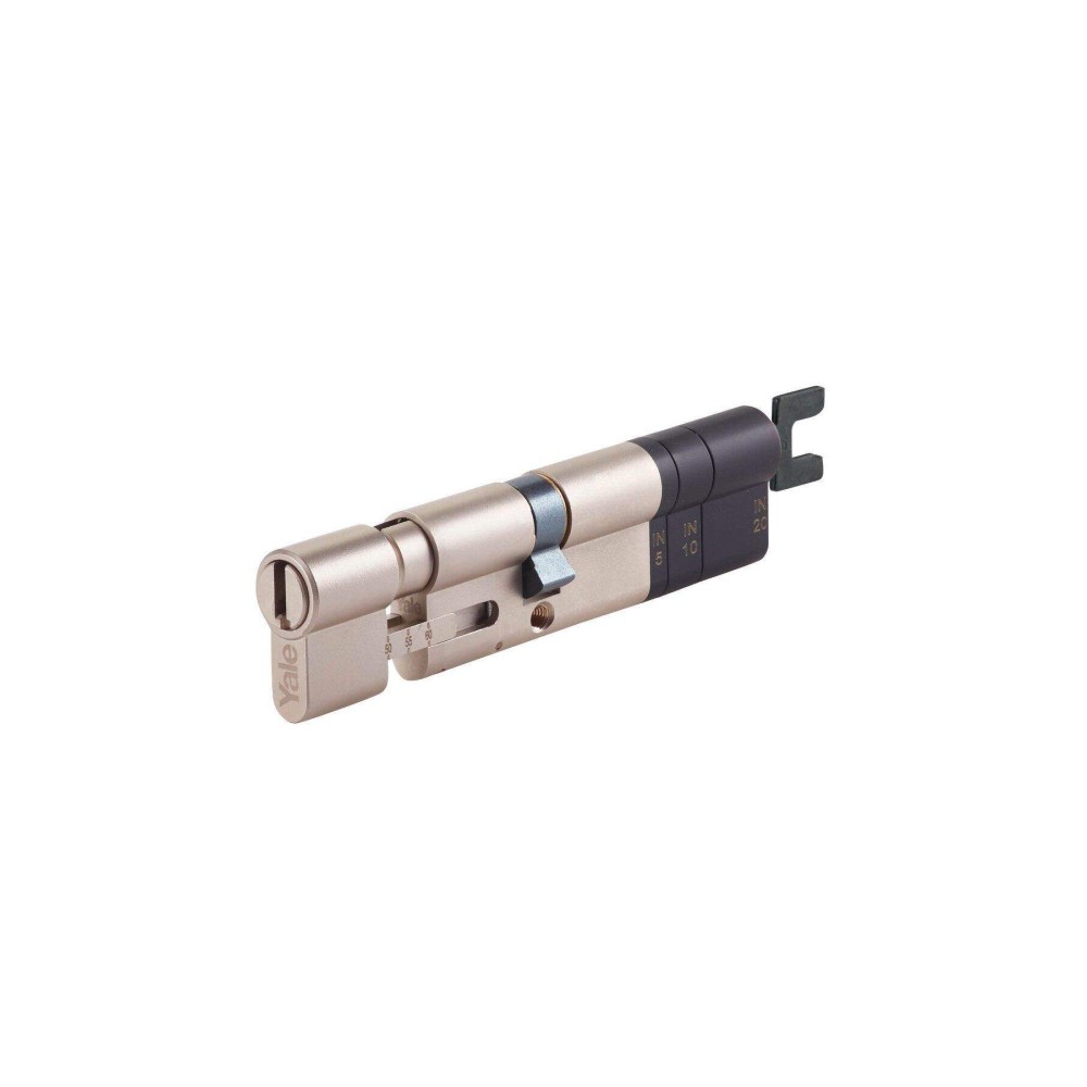 Yale Linus® Set - Akıllı Kilit L2 Gümüş, Ayarlanabilir Silindir ve Akıllı Tuş Takımı