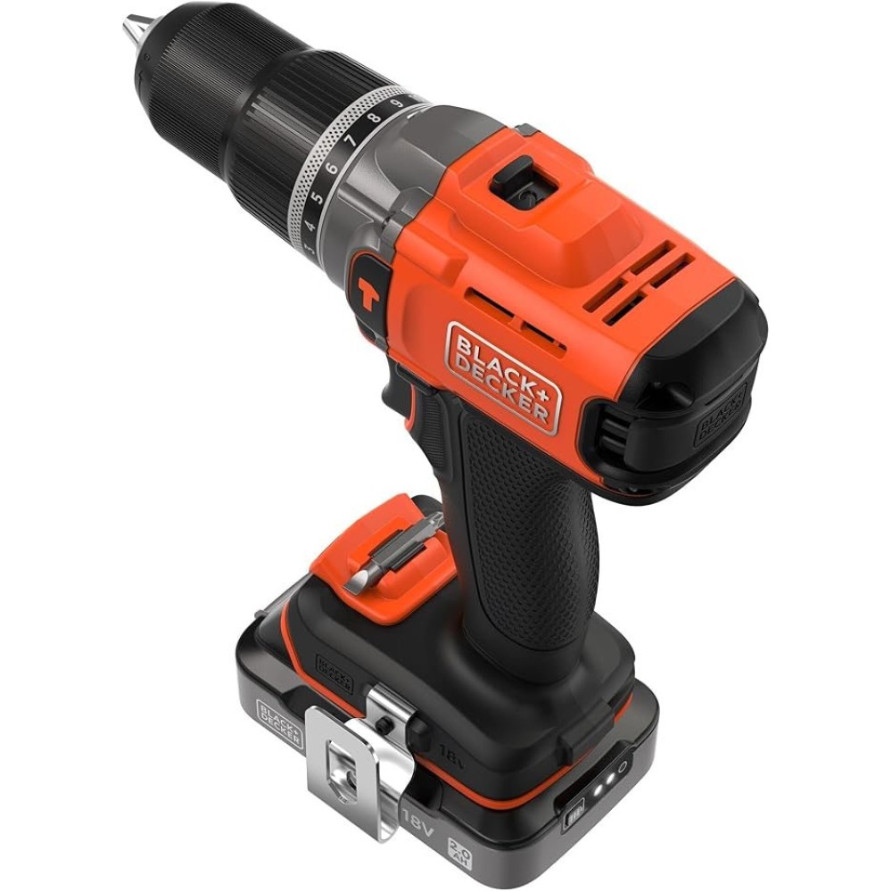 Black+Decker BCD383D1XK-QW 18V POWERCONNECT Kablosuz Darbeli Matkap