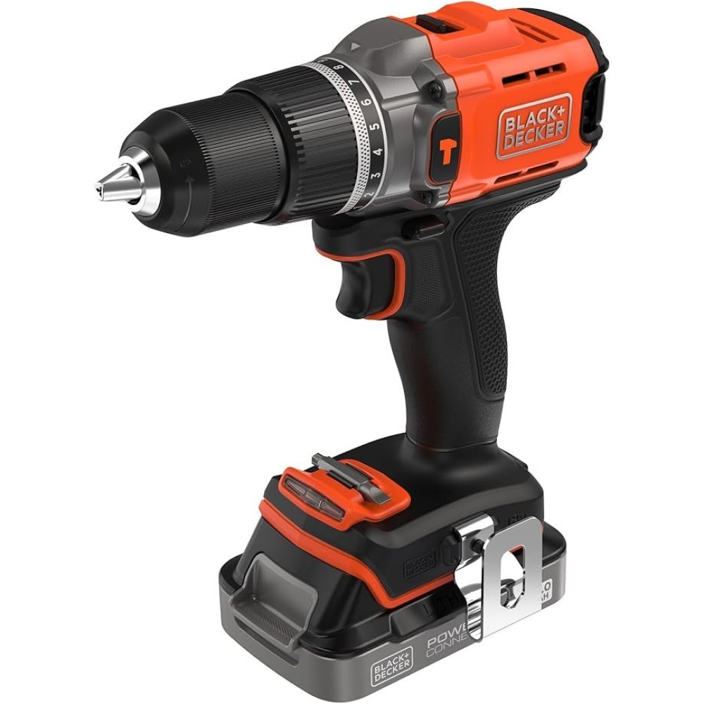 Black+Decker BCD383D1XK-QW 18V POWERCONNECT Kablosuz Darbeli Matkap