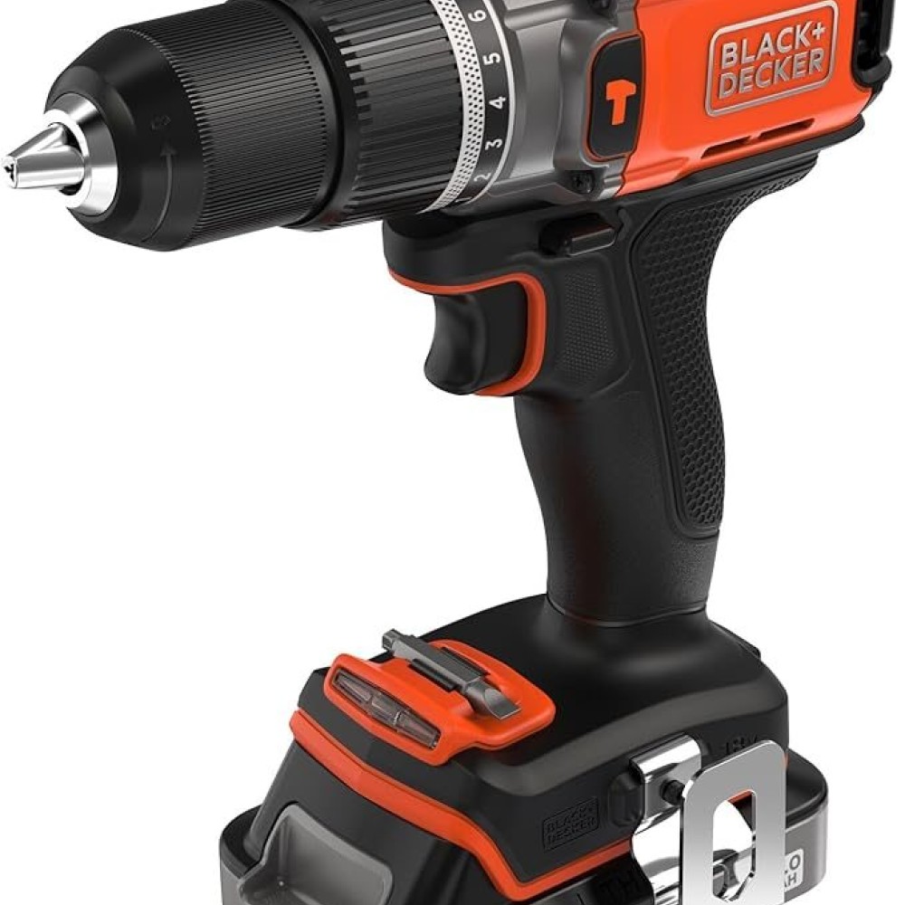 Black+Decker BCD383D1XK-QW 18V POWERCONNECT Kablosuz Darbeli Matkap