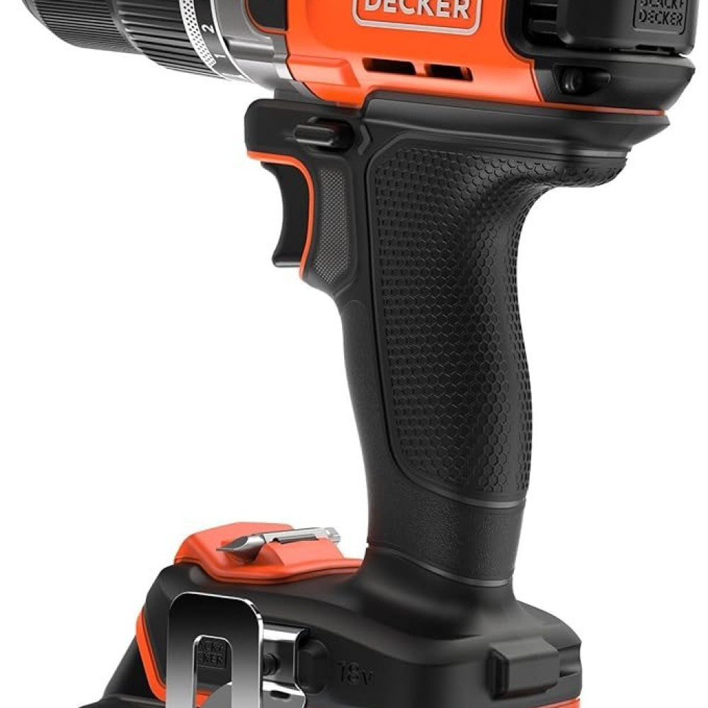 Black+Decker BCD383D1XK-QW 18V POWERCONNECT Kablosuz Darbeli Matkap