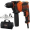 Black+Decker BEH710SA40 710W 13 mm Darbeli Matkap + 40 Parça Delme ve Vidalama Seti