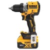 Dewalt DCD800P2T-QW 18V 5.0Ah Li-Ion Çift Bataryalı Kömürsüz Darbesiz Matkap