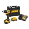 Dewalt DCD800P2T-QW 18V 5.0Ah Li-Ion Çift Bataryalı Kömürsüz Darbesiz Matkap