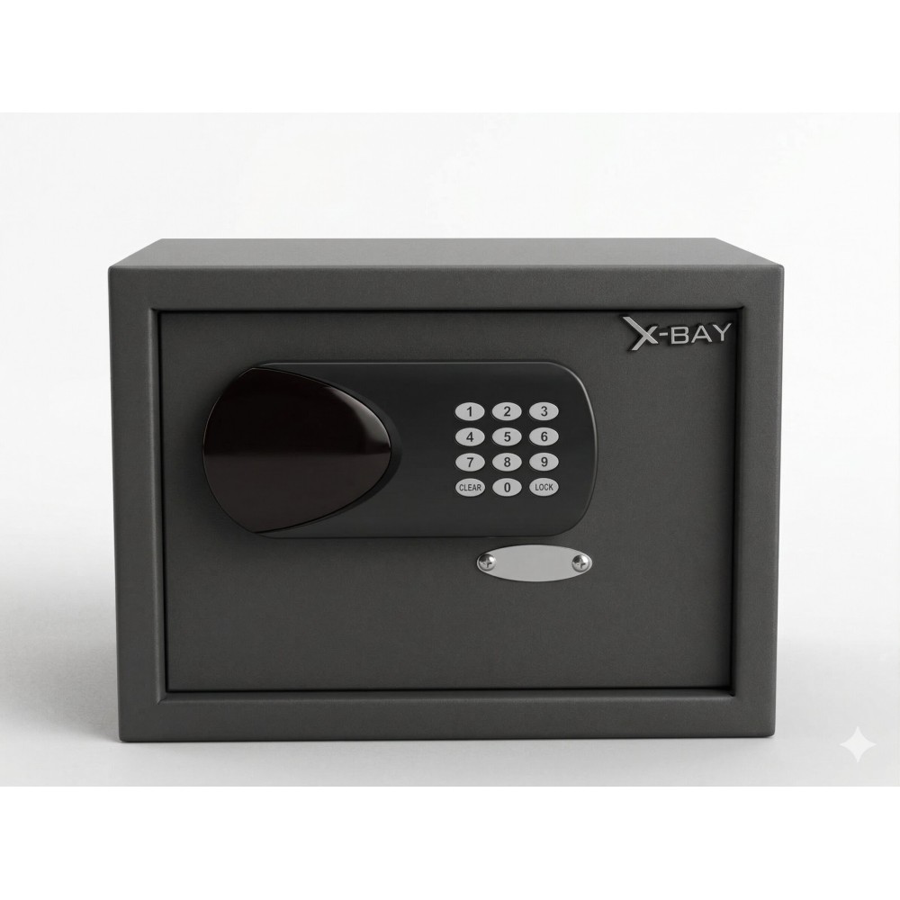 X-Bay XB-H2500 Dijital Motorlu Otel Tipi Çelik Kasa (Orta Boy)