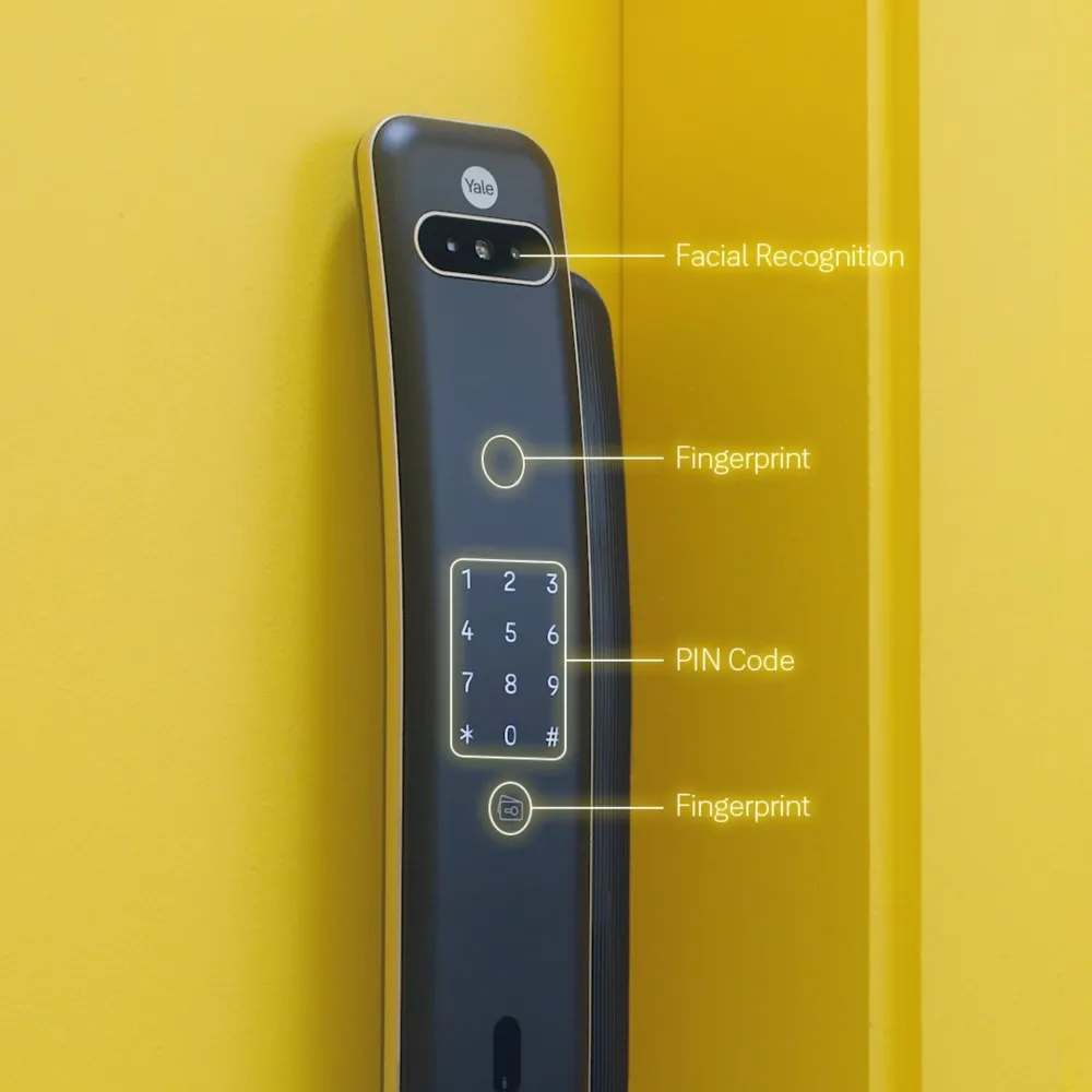 Yale Luna Pro+ Yüz tanıma ve parmak İzli akıllı kilit
